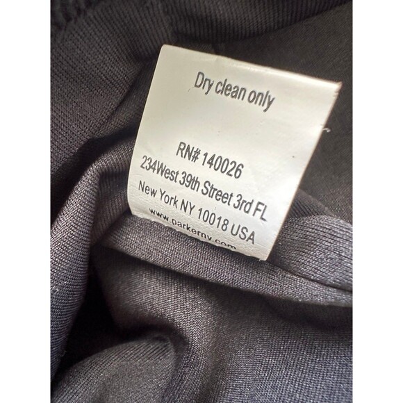 Parker Stretch Jacquard Knit Dia Block Piping Cap Sleeves Sheath Mini Dress S - Picture 7 of 7